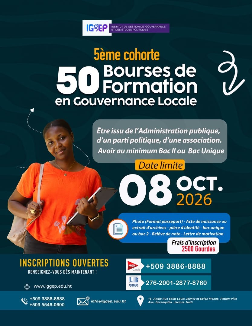 Former les leaders de demain : l’IGGEP ouvre les inscriptions pour sa 5ᵉ cohorte en gouvernance locale.