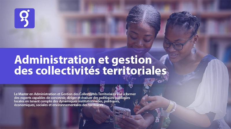 Master DROIT, ÉCONOMIE ET GESTION, mention SCIENCE POLITIQUE, spécialité Genre, Gouvernance et Innovation territoriale