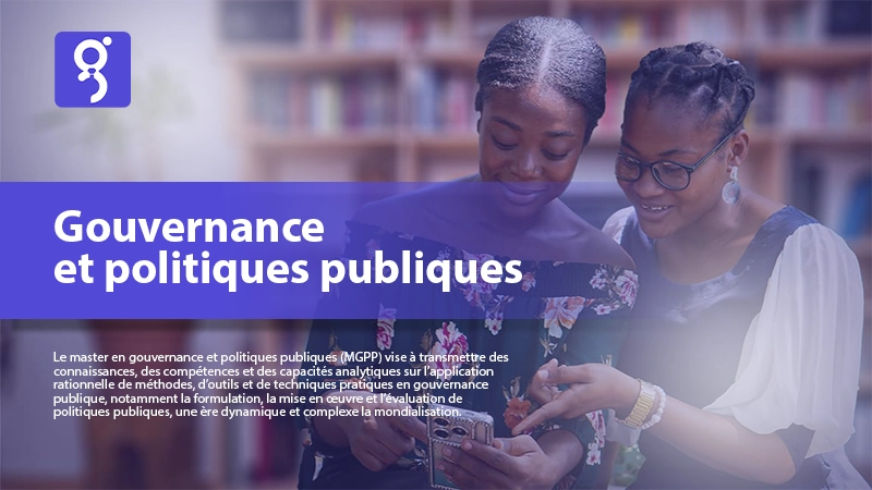 Master DROIT, ÉCONOMIE ET GESTION, mention SCIENCE POLITIQUE, spécialité Genre, Gouvernance et Management Public